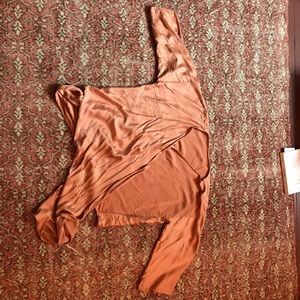 Miranda Bennett Silk Wrap Top